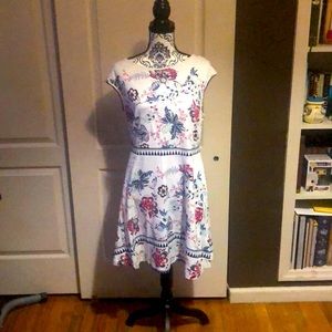 NY&Co Bateau-neck Fit & Flare Dress